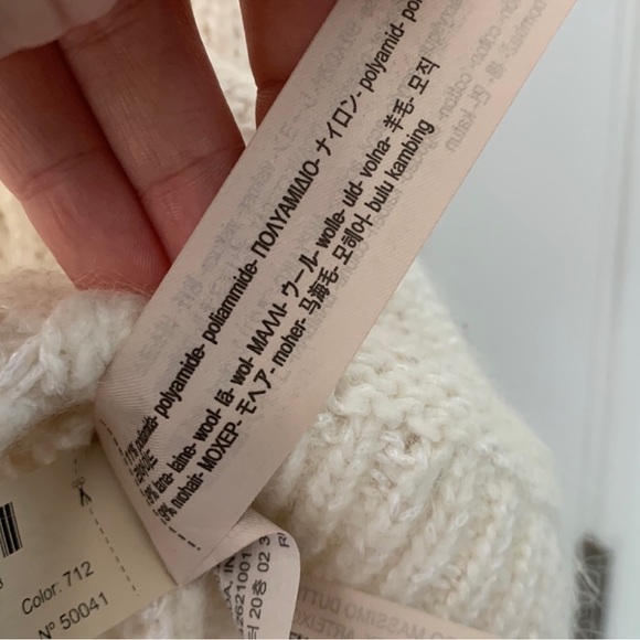 Massimo Dutti cable knit wool sweater, Small - Picture 8 of 15